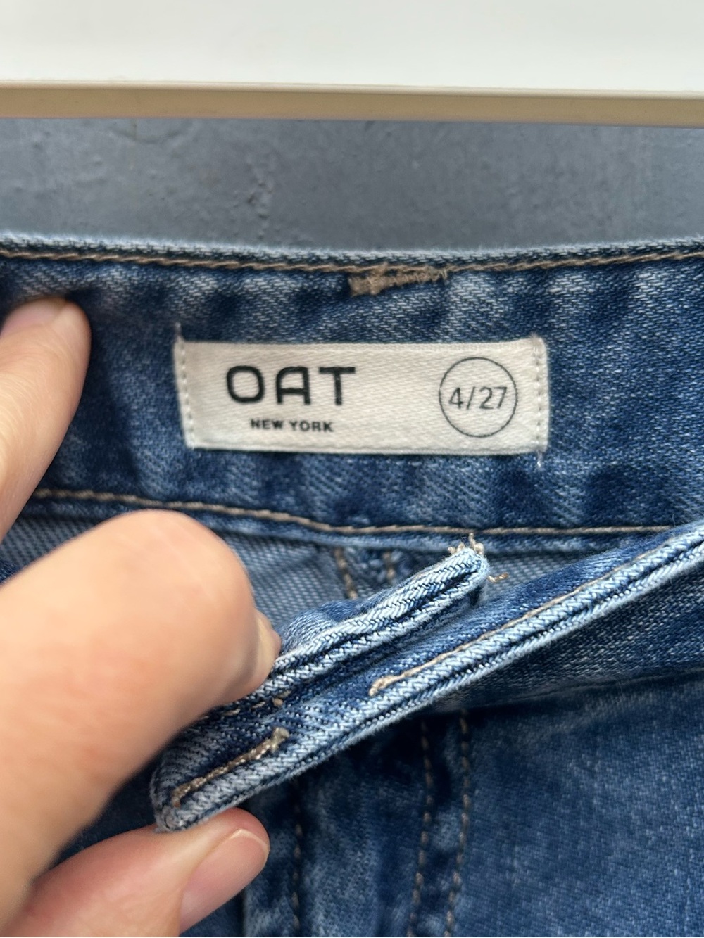 Oat New York Cloud Luxe Denim, size 27, - Picture 7 of 10